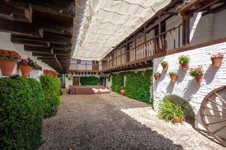 Cordoba, Spain - Jun 13, 2019: Posada del Potro Courtyard - Cordoba, Andalusia, Spainのeditorial素材