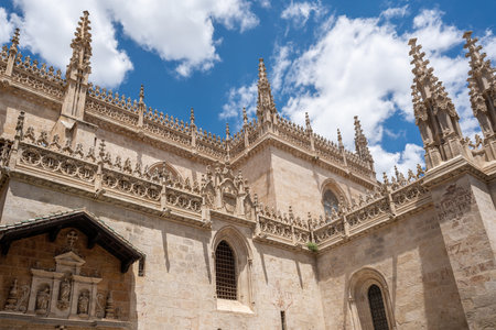Royal Chapel of Granada (Capilla Real) part of Cathedral Complex - Granada, Andalusia, Spainの写真素材