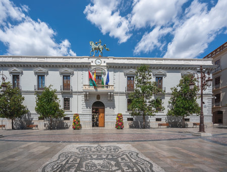 Granada City Hall - Granada, Andalusia, Spainの写真素材