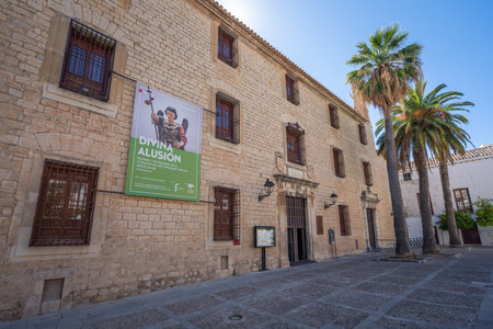 Jaen, Spain - Jun 1, 2019: Arab Baths and Villardompardo Palace - Jaen, Spainのeditorial素材