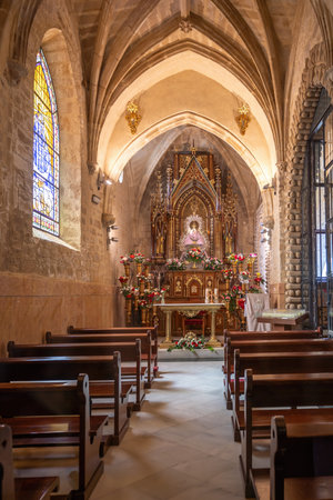 Ubeda, Spain - Jun 2, 2019: Our Lady of Guadalupe Chapel at Basilica de Santa Maria de los Reales Alcazares - Ubeda, Jaen, Spainのeditorial素材