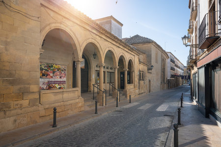 Baeza, Spain - Jun 2, 2019: Abastos Market - Baeza, Jaen, Spainのeditorial素材