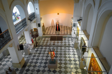Jaen, Spain - Jun 1, 2019: Villardompardo Palace Interior - Jaen, Spainのeditorial素材