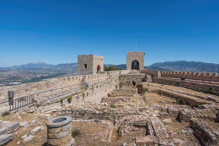 Jaen, Spain - Jun 1, 2019: Castle of Santa Catalina Interior - Jaen, Spainのeditorial素材