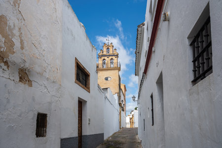 San Agustin Church - Arcos de la Frontera, Cadiz, Spainの写真素材