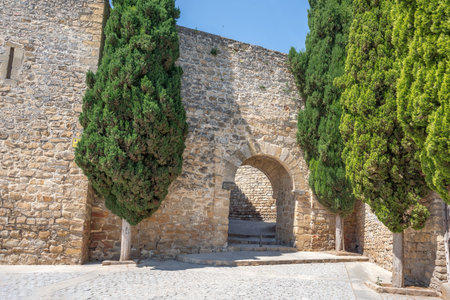 Gate of Granada (Puerta de Granada) - Ubeda, Jaen, Spainの写真素材