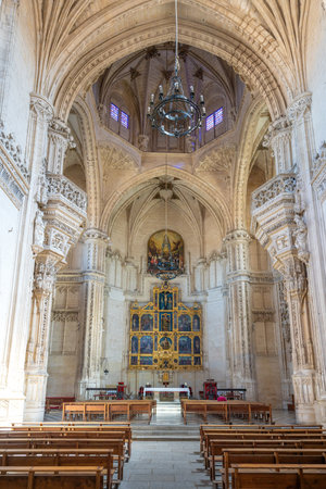 Toledo, Spain - Mar 27, 2019: Church Interior at Monastery of San Juan de los Reyes - Toledo, Spainのeditorial素材