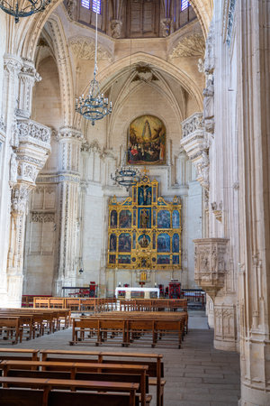 Toledo, Spain - Mar 27, 2019: Church Interior at Monastery of San Juan de los Reyes - Toledo, Spainのeditorial素材