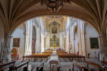 Toledo, Spain - Mar 27, 2019: Church Interior at Monastery of San Juan de los Reyes - Toledo, Spainのeditorial素材