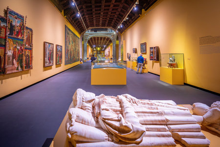 Toledo, Spain - Mar 29, 2019: Santa Cruz Museum Interior - Toledo, Spainのeditorial素材