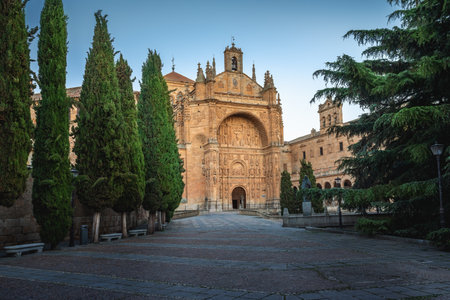 San Esteban Convent - Salamanca, Spainの写真素材