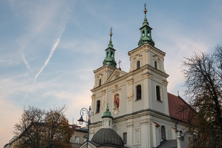 St. Florian Church - Krakow, Polandの写真素材