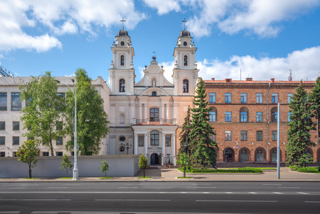 Cathedral of Saint Virgin Mary - Minsk, Belarusの写真素材