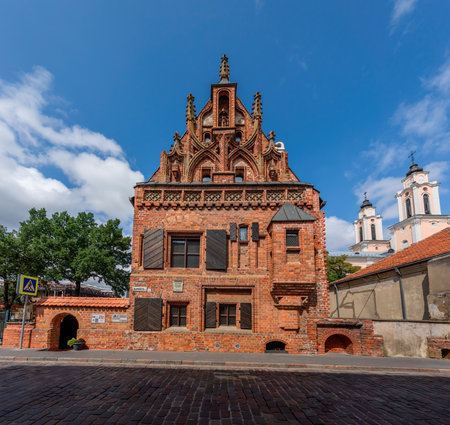 Kaunas, Lithuania - Jul 26, 2019: House of Perkunas - Kaunas, Lithuaniaのeditorial素材