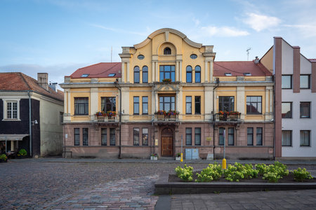 Kaunas, Lithuania - Jul 26, 2019: Notary Office Building at Town Hall Square - Kaunas, Lithuaniaのeditorial素材