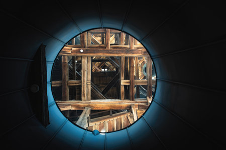 Vilnius, Lithuania - Jul 25, 2019: Interior of Cathedral Bell Tower - Vilnius, Lithuaniaのeditorial素材