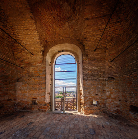 Vilnius, Lithuania - Jul 25, 2019: Viewpoint at Campanile of St. John Church - Vilnius, Lithuaniaのeditorial素材