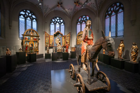 Zurich, Switzerland - Nov 20, 2019: Religion Exhibition at Swiss National Museum - Zurich, Switzerlandのeditorial素材