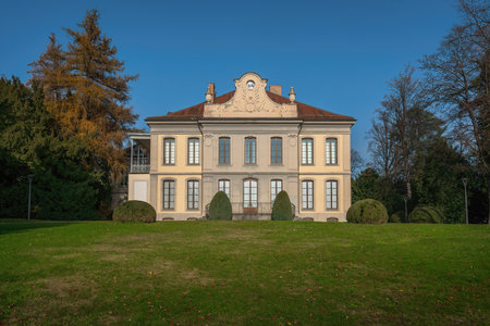 Lausanne, Switzerland - Dec 04, 2019: Photo Elysee - Museum for Photography - Lausanne, Switzerlandのeditorial素材
