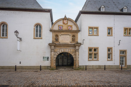 Luxembourg City, Luxembourg - Feb 3, 2020: National Museum of Natural History - Luxembourg City, Luxembourgのeditorial素材