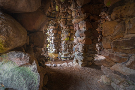 Schwerin, Germany - Jan 05, 2020: Grotto Interior at Schwerin Castle Garden (Burggarten) - Schwerin, Germanyのeditorial素材