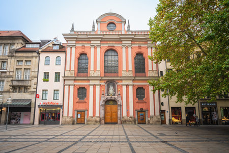 Munich, Germany - Nov 03, 2019: Citizens Hall Church (Burgersaalkirche) - Munich, Bavaria, Germanyのeditorial素材