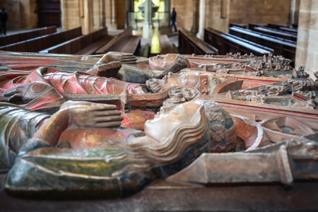 Erfurt, Germany - Jan 18, 2020: Saint Severus Sarcophagus at St. Severus Church Interior - Erfurt, Germanyのeditorial素材