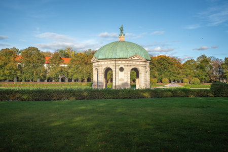 Diana Temple at Hofgarten - Munich, Bavaria, Germanyの写真素材