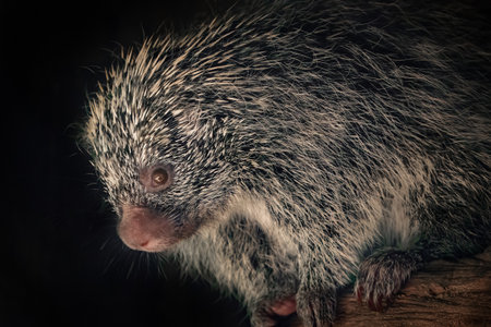 Brazilian Porcupine (Coendou prehensilis) - South american rodentの写真素材