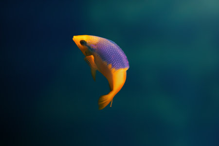 Spanish Hogfish (Bodianus rufus) - Marine fishの写真素材