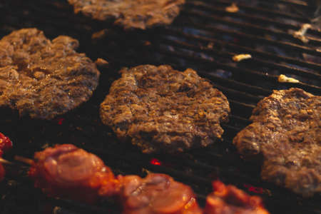 Grilled meat, roast meatの写真素材