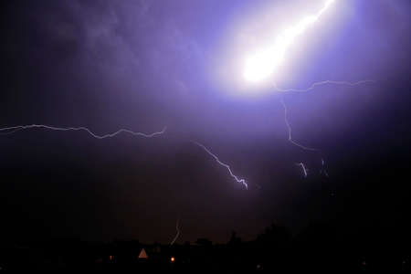 ELECTRIC STORM TAKEN FROM THE BALCONY