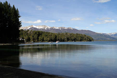 PATAGONIA ARGENTINA LAKES MOUNTAINS LANDSCAPESの写真素材