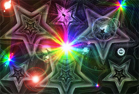 fantasy stars in a great universの写真素材