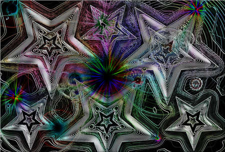 fantasy stars in a great universの写真素材