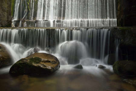 Waterfall in the Serra dos Ã“rgÃ£os, in TeresÃ³polis, Rio de Janeiro. Photographed with long...