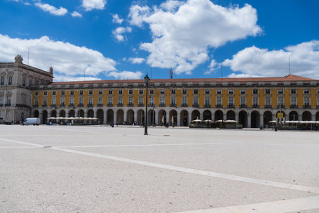 Rua Augusta Arch is a triumphal, historical building in Lisbon on Commerce Square, Portugal.