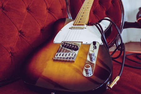 Glam electric guitar