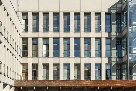 Modern office building on a sunny day