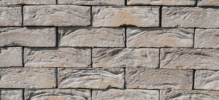 Closeup of the brick facade