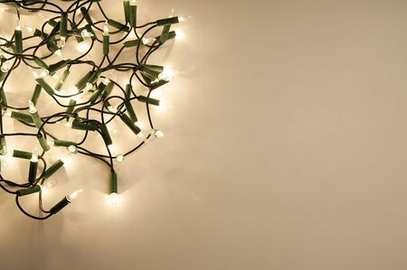 Close-up of christmas decorative lights