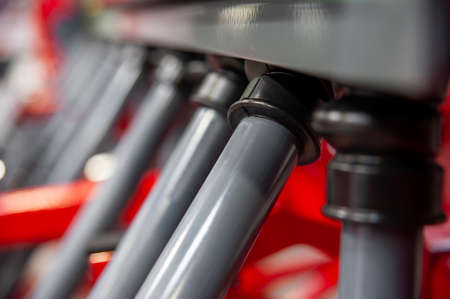 Close-up of industiral machine element