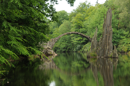 The RakotzbrÃ¼ckeの写真素材