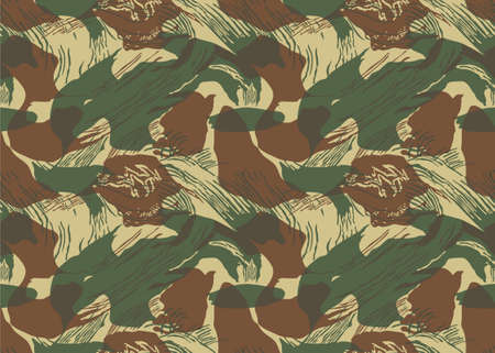 Rhodesian Brushstroke Camouflage pattenのイラスト素材