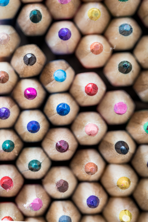colored pencilsの写真素材