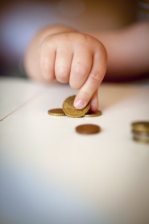 Child's handの写真素材