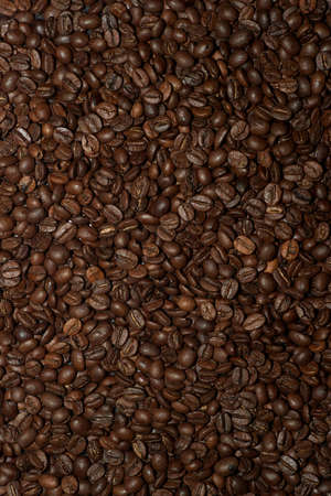 Roasted Coffee Beans Filling the whole Frame - Portrait Orientationの写真素材
