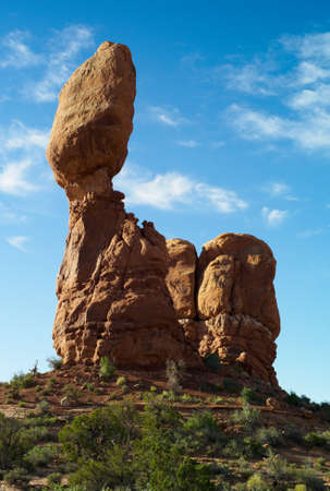 Balanced Rock in Arches National Parkの写真素材