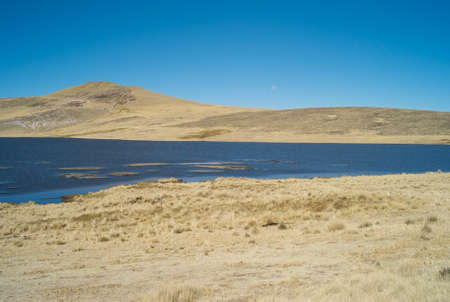 Serene Landscape in Colca Valley, Peruの写真素材