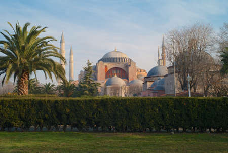 Exterior of the Hagia Sophia - Formerly a Church and a Mosque, Now a Museumのeditorial素材